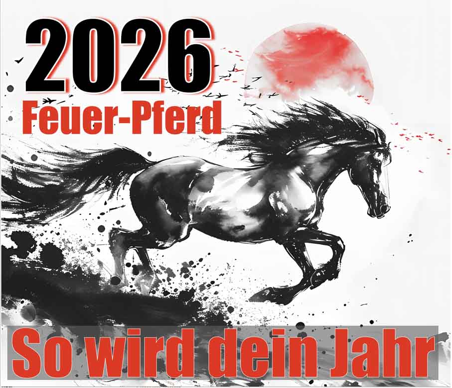 Chinesische Astrologie Jahr des Pferdes 2026